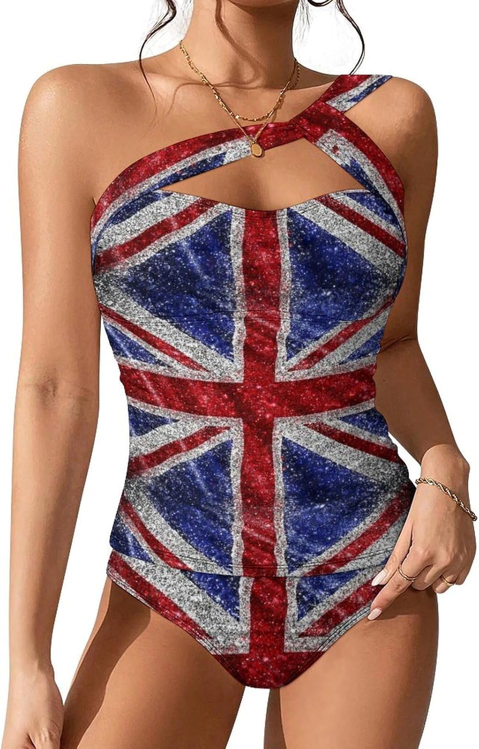 Jamaica Flag Women's Sporty Two Piece Swimsuits Halter Push Up Bathing Suits Athletic Swimwear XX-Large (2X_l)