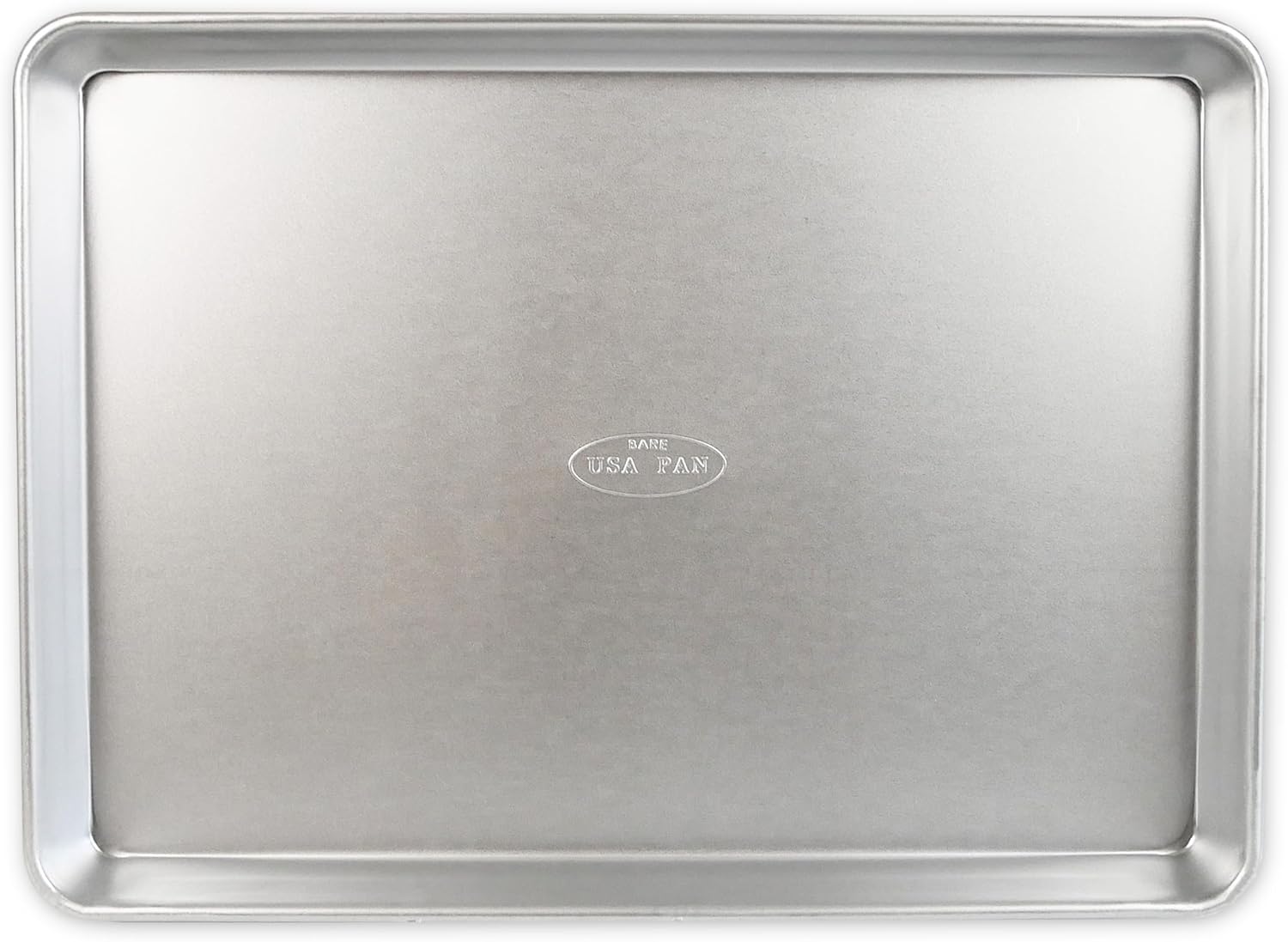 USA Pan Bakeware Traditional Aluminized Steel Uncoated Half Sheet Baking Sheet Pan, Made without nonstick coating