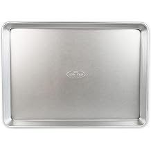 USA Pan Bakeware Traditional Aluminized Steel Uncoated Half Sheet Baking Sheet Pan, Made without nonstick coating