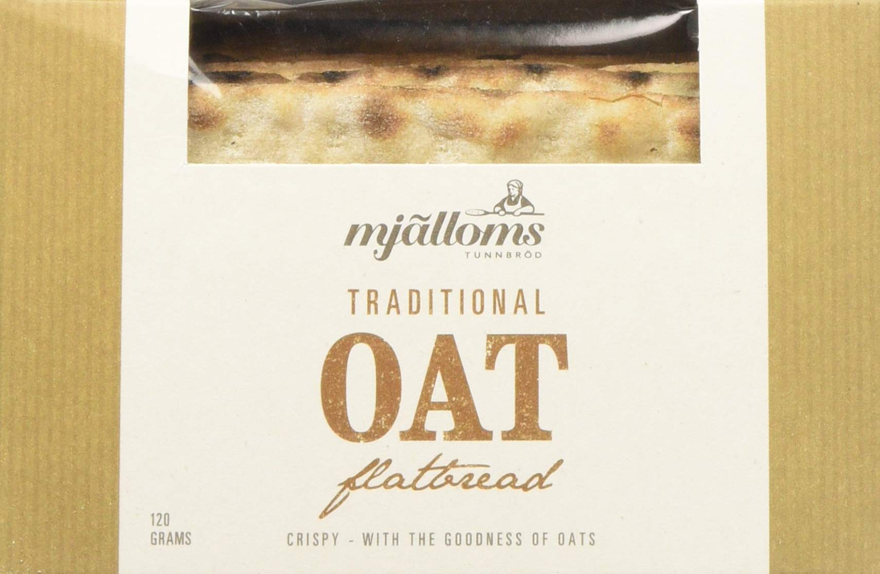 Mjalloms Oat Flatbread, 120 g, Pack of 3