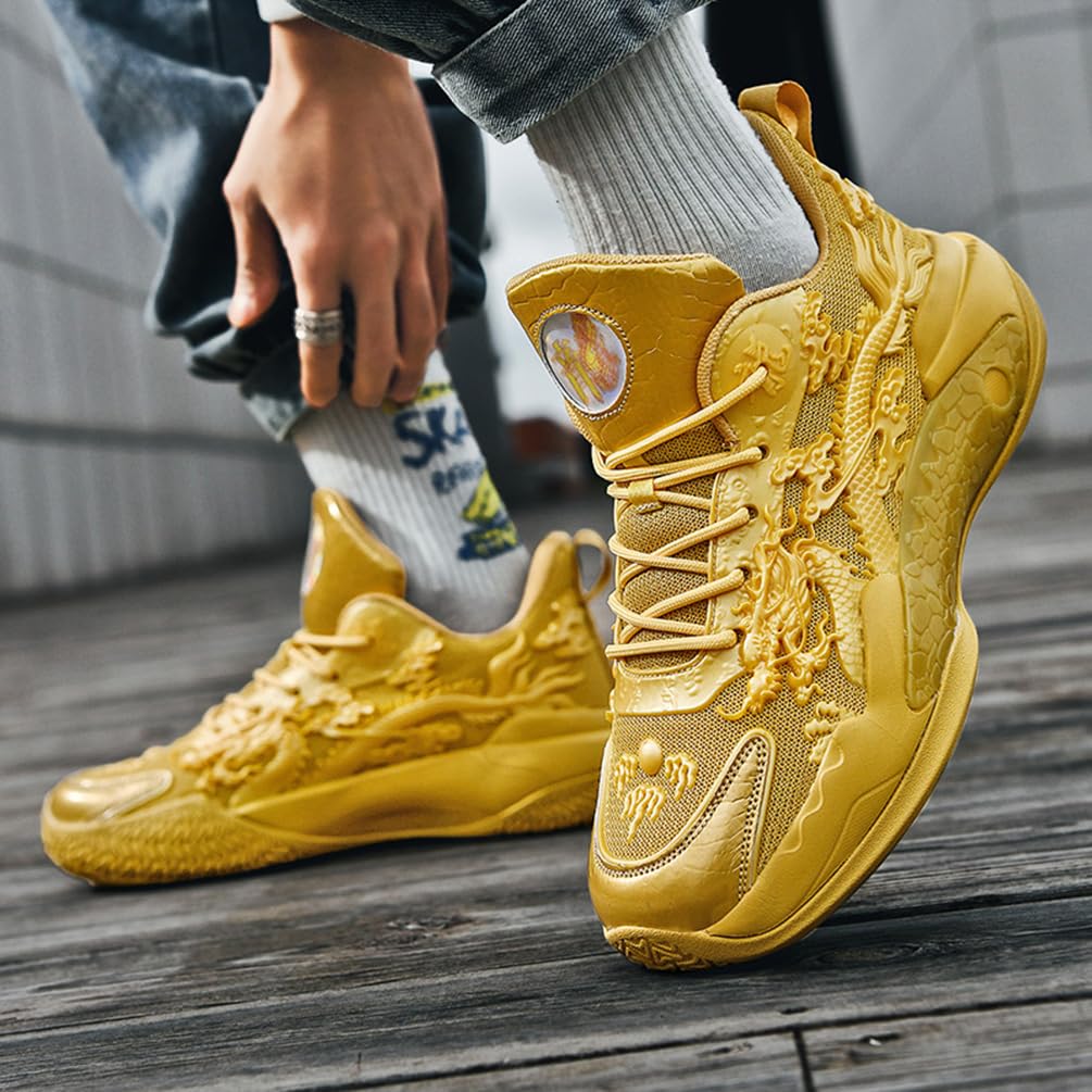 Zapatillas de Baloncesto para Hombre Aire Antideslizantes Hombre Zapatillas de Deporte Moda Calzado de Baloncesto Zapatos de Baloncesto Masculino Gimnasio