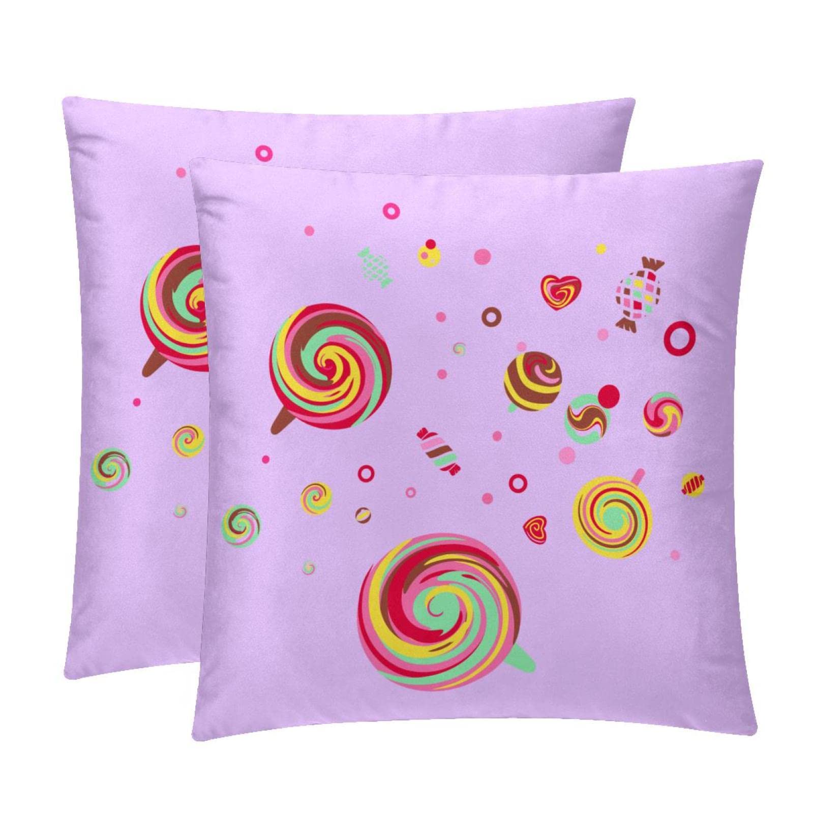 Housse de coussin lombaire pour déco maison de ferme, parure rose arc-en-ciel de salon