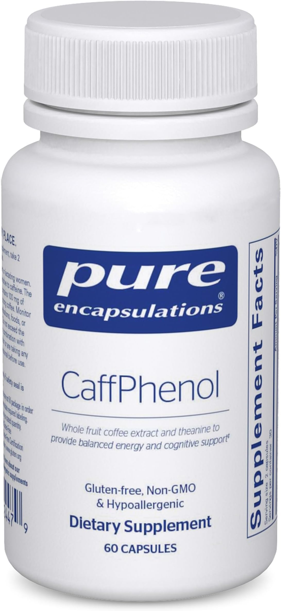 Pure Encapsulations CaffPhenol | Whole Fruit Coffeeberry Extract and Theanine to Provide Balanced Energy and Cognitive Support | 60 Capsules