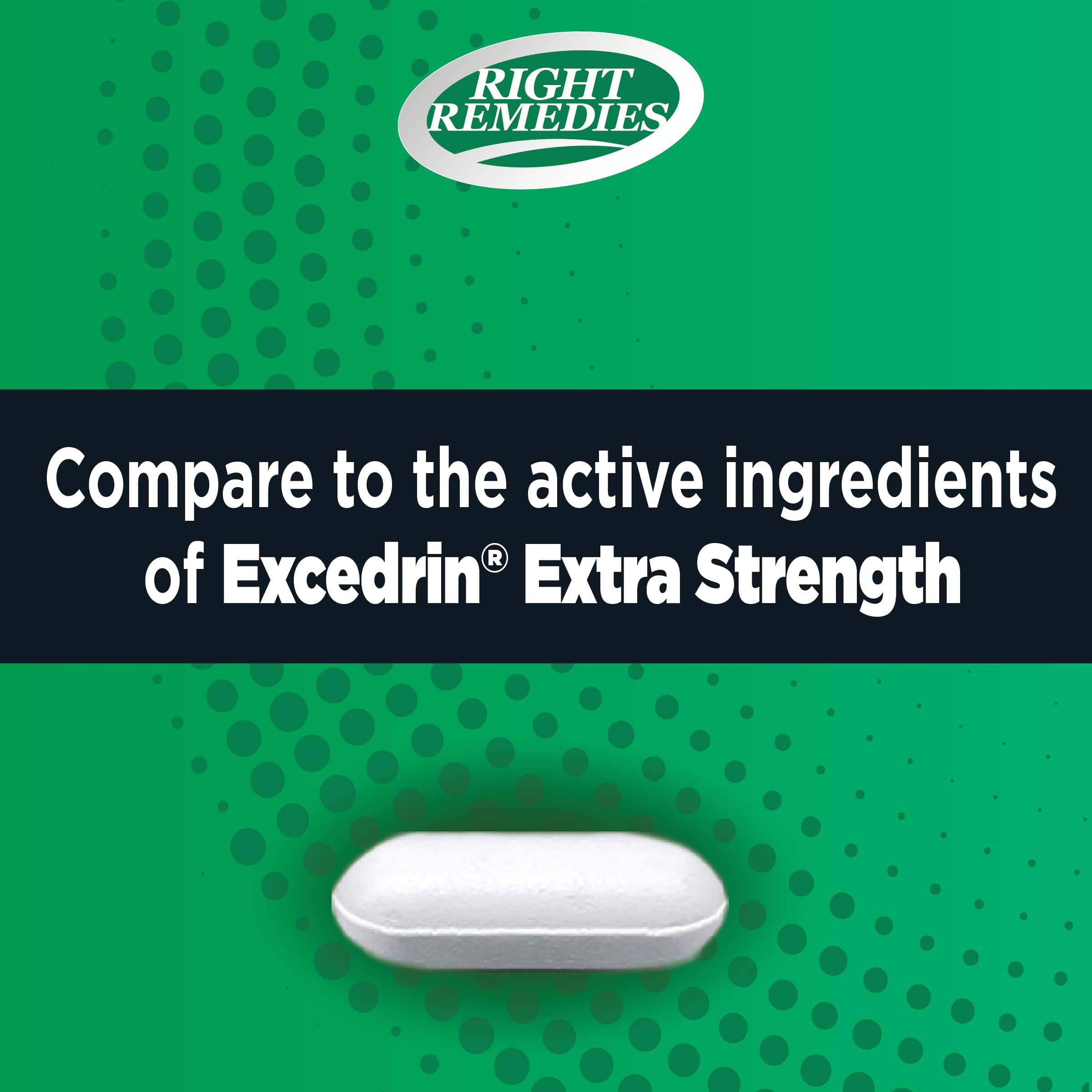 RIGHT REMEDIES Extra Strength Headache Relief, Back & Body, 300 caplets — Amazon image 4