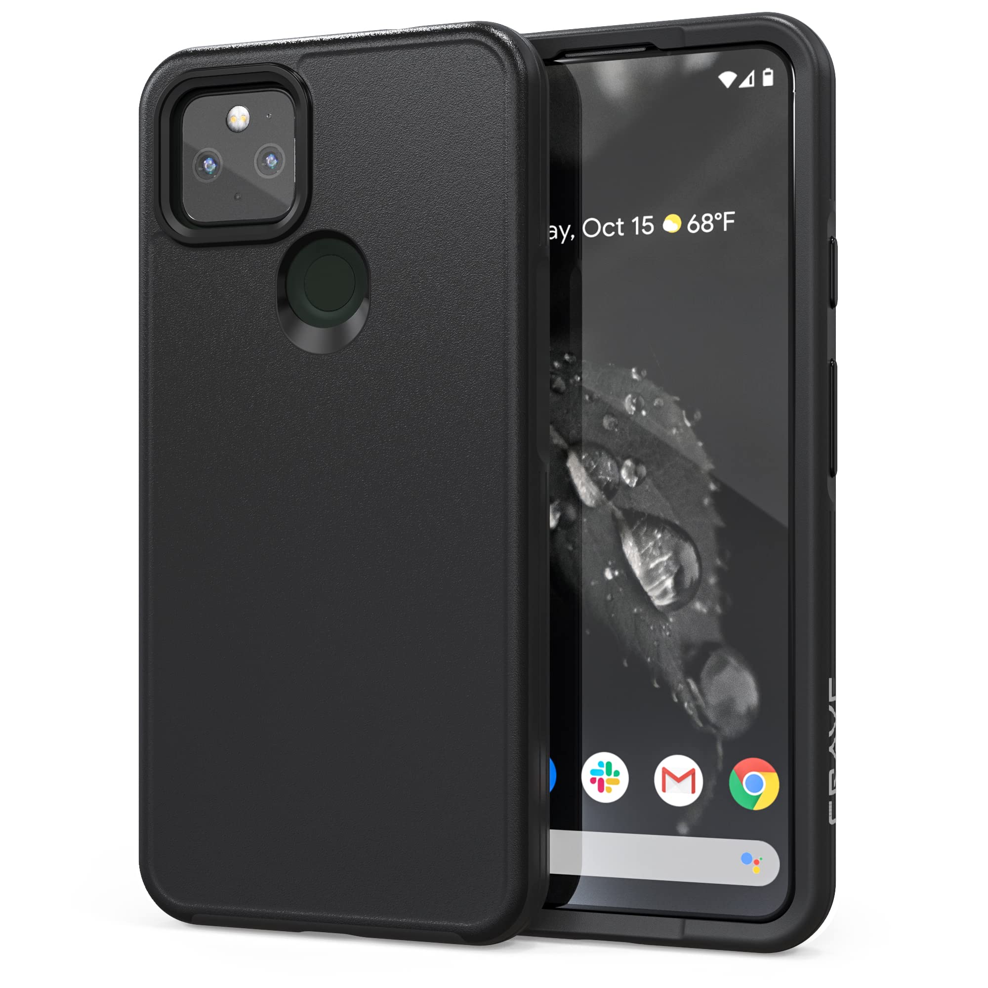 Crave Slim Guard for Pixel 5a Case, Shockproof Case for Google Pixel 5a 5G - Black