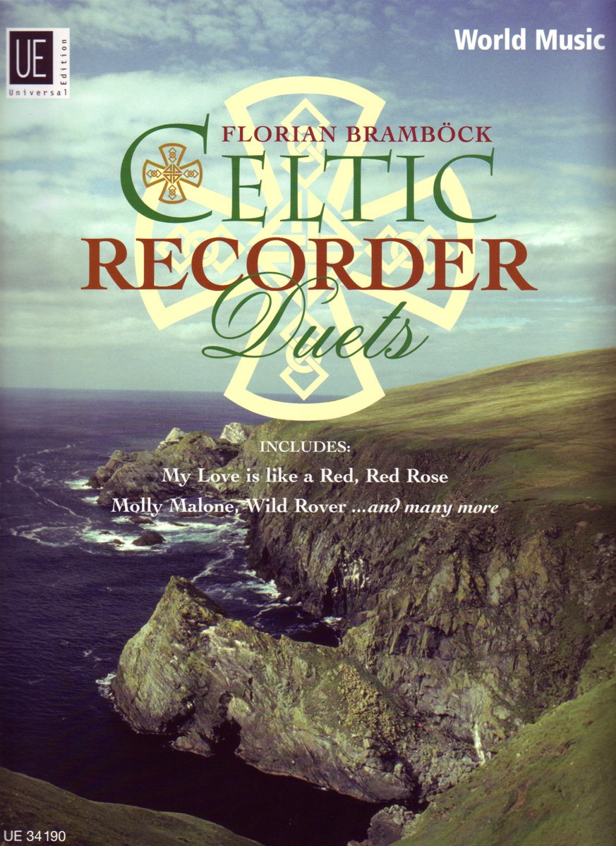 Celtic Recorder: 17 mittelschwere Arrangements mit Musik aus Irland, Schottland und der Bretagne. für 2 Sopranblockflöten. Spielpartitur.