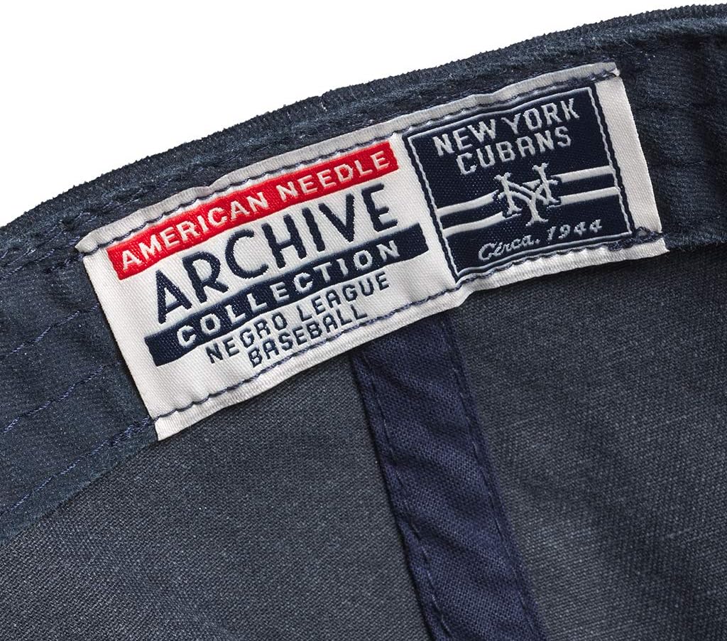 AMERICAN NEEDLE Historic Negro League Team Archive Baseball Cap Adjustable Buckle Strap Dad Hat - Image 2