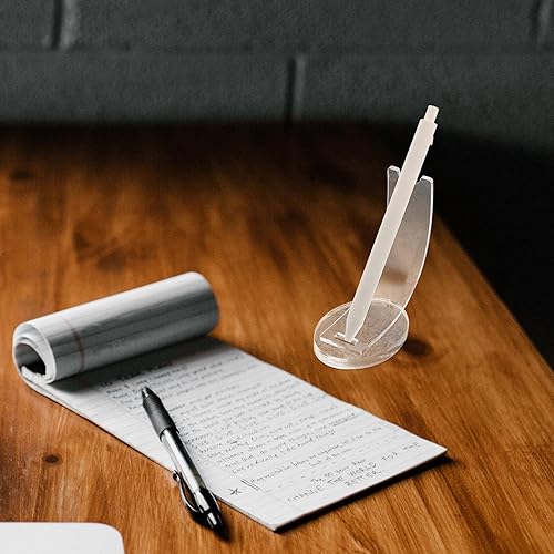 Miniatura 6 de Cabilock Organizador de bolígrafos acrílico, 2 piezas, soporte de acrílico para bolígrafos, soporte de brochas de maquillaje, soporte de