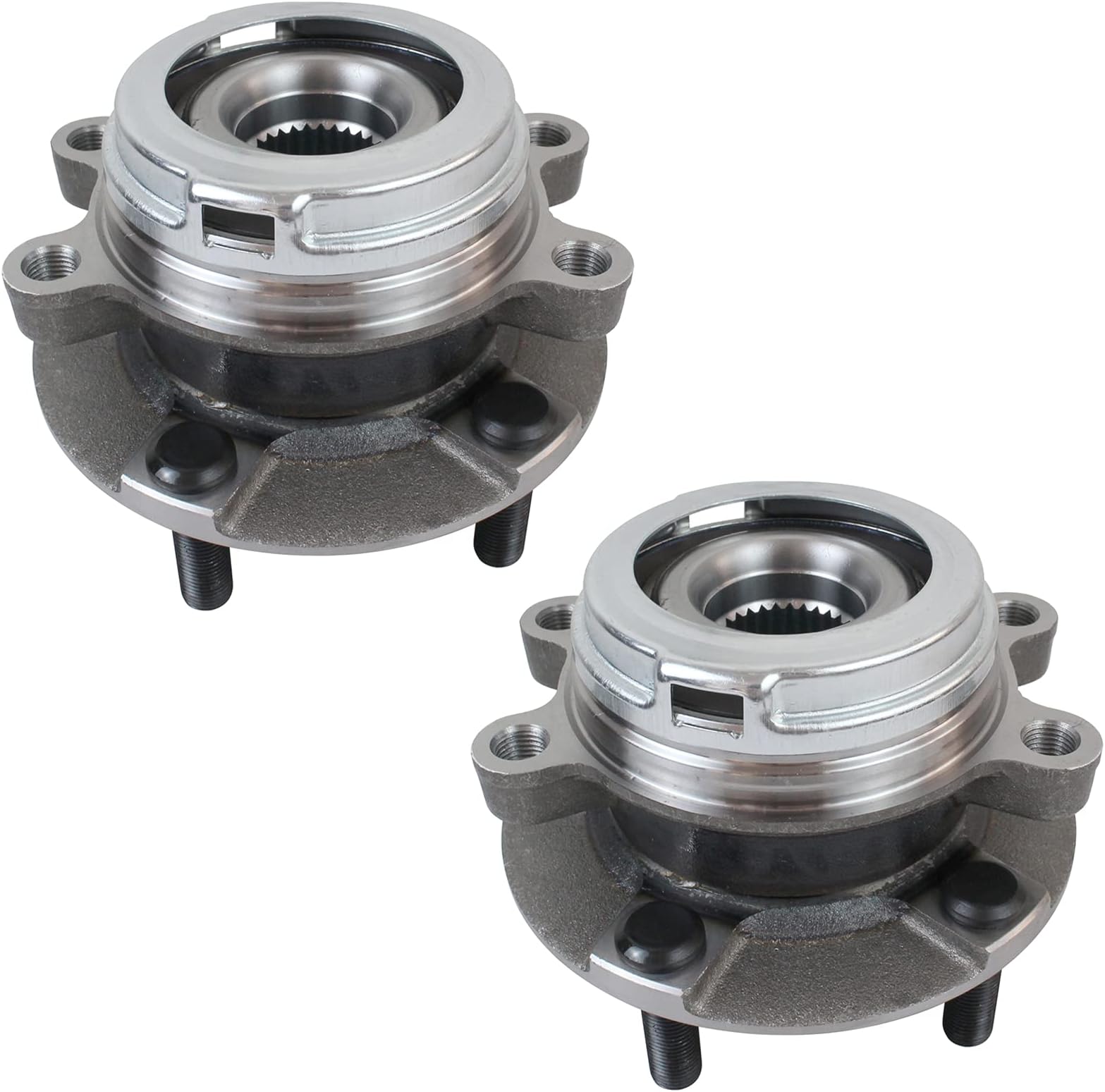 Front Wheel Hub Bearing Assembly Replacement Set of 2 by AA