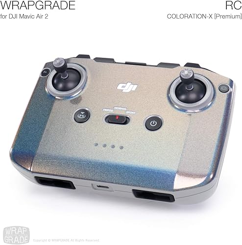 Miniatura 10 de Wrapgrade Skin Compatible con DJI Mavic Air 2  Mando a distancia (Super RED)