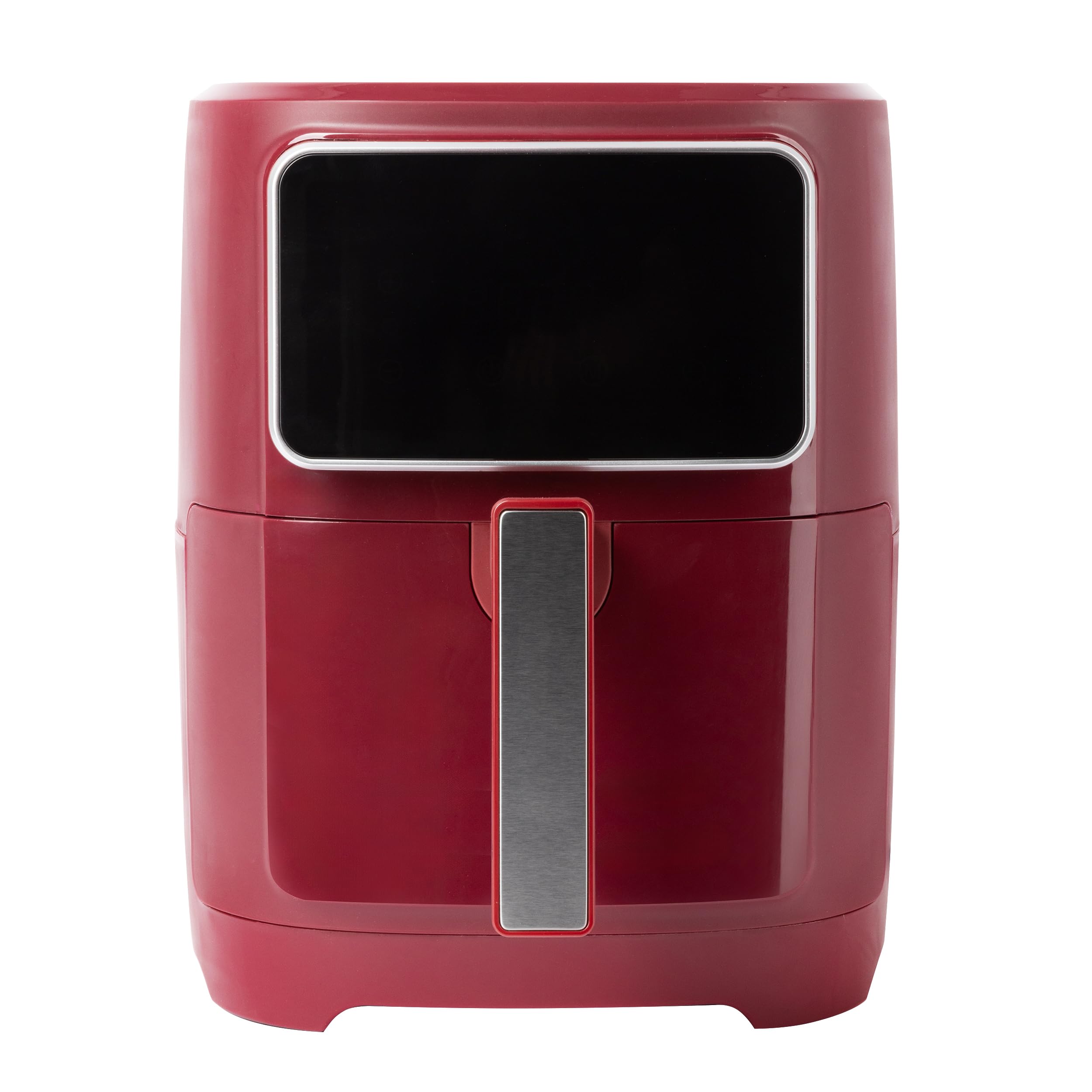 BERGNER MAROON - Friggitrice ad aria 1800W 6,9L - 8 programmi di cottura - Timer fino a 30 min - Controllo temperatura 80-200°C - Rivestimento Ceratech - Finitura opaca - Con cestello grill