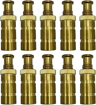 3/4 Inch Hole Brass Anchors for Pool Safety Covers, Solid Metal Deck Fasteners for Concrete and Pavers, Rust Proof Outdoor Pool Equipment Parts10pcs