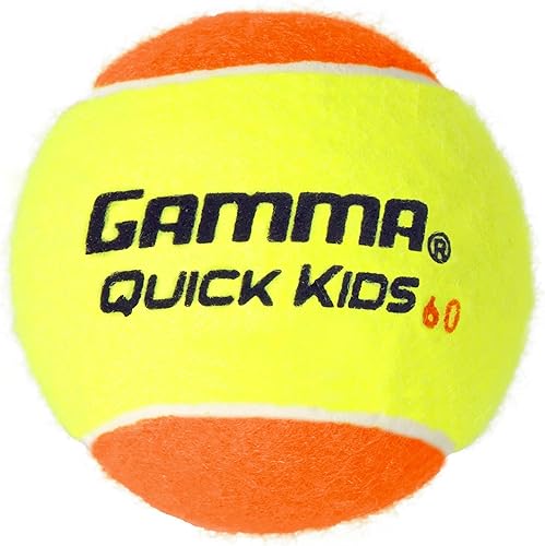 GAMMA Quick Kids - Pelotas de tenis de entrenamiento de 36, 60 y 78 para niños y principiantes, núcleo de baja compresión que reduce la velocidad y disponible en Yaxa Costa Rica