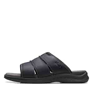 CLARKS スライド サンダル レザー 軽量 フラット ビーサン CLARKS スライド サンダル レザー 軽量 フラット ビーサン