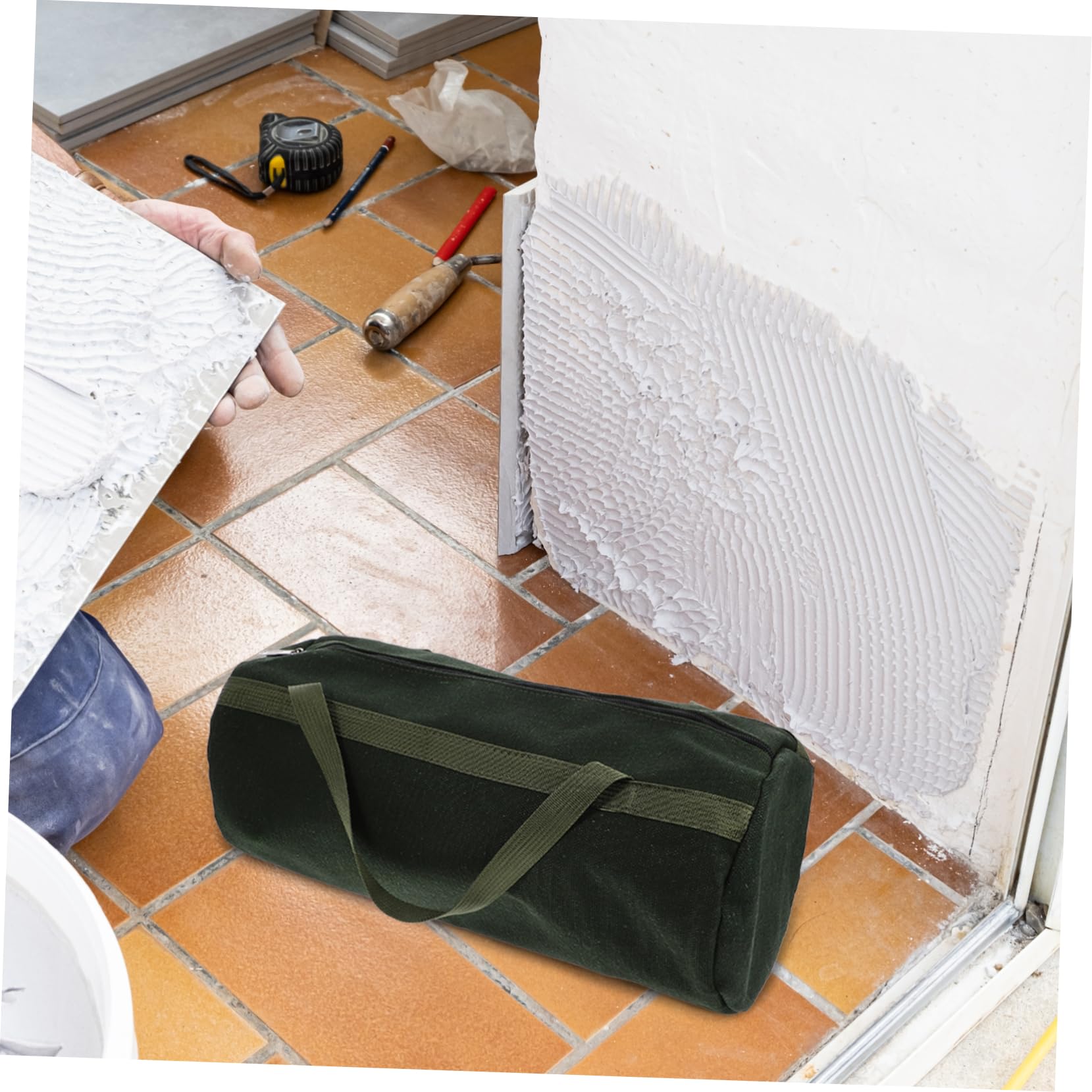 DOITOOL Bolsa de Herramientas Gran Capacidad de Lona Diseño Multifuncional Ligera y Fácil de Transportar para Reparación de Electrodomésticos en Casa