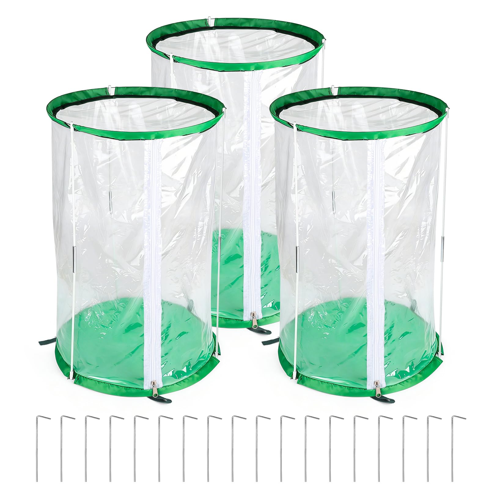 Mini serre portable EFUTURETIME en PVC 55x30cm avec ancrages pour protection hiver