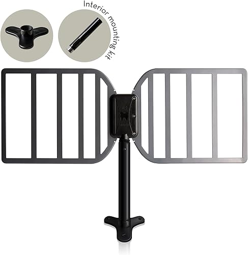 Miniatura 5 de RGTech Monarch - Antena HDTV para exteriores y amplificador True Booster, recepción multidireccional de rango de más de 60 millas, tecnología UWB,