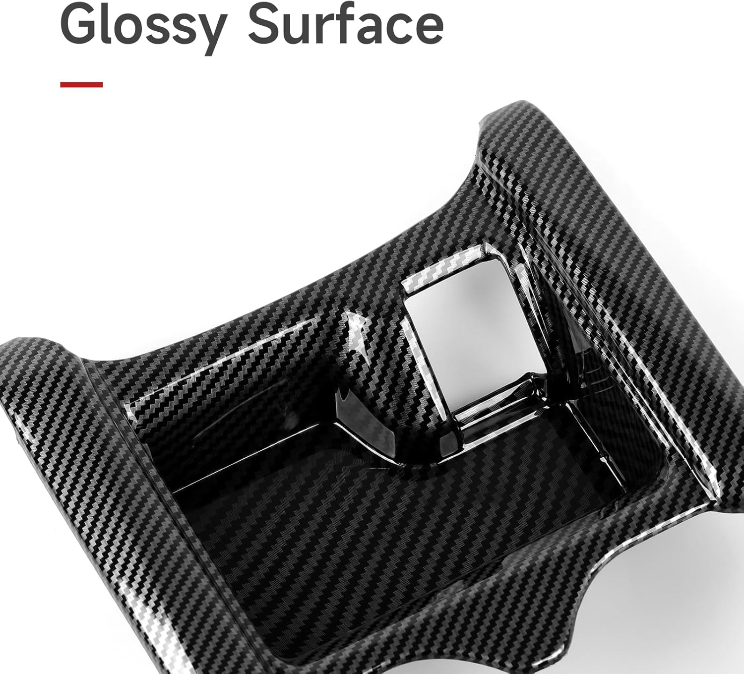 for Honda CR-V 2017 2018 2019 Accessories Cup Water Frame Decals CRV ABS Carbon Fiber Stickers, B