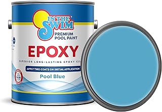 In The Swim Pool Blue Epoxy Swimming Pool Paint - Epoxy-Base, High Gloss, Swimming Pool Paint - Long Lasting Stain Resistant - 1 Gallon