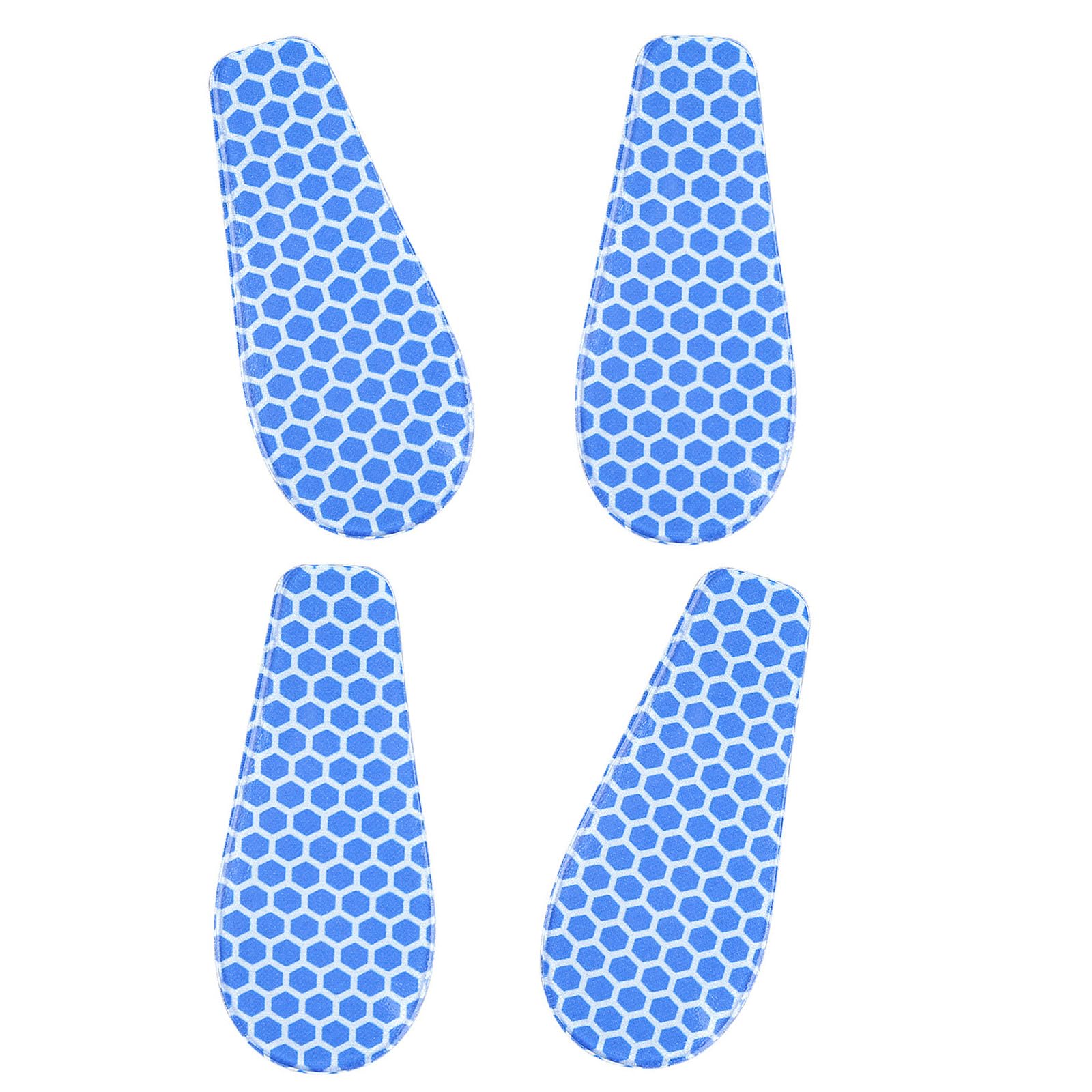 QIAOLIDA 4Pairs Adhesive Gel Ankle Pad for Skiing Snowboarding Breathable Polyester Ankle Protectors Sleeve for Injury