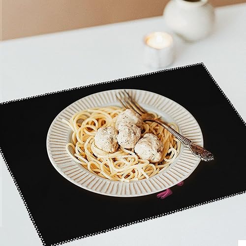 Miniatura 6 de Flamingo Beer Placemats Set of 6 Resistant Table Mats Washable Place Mats for Dinner Party Table Decoration