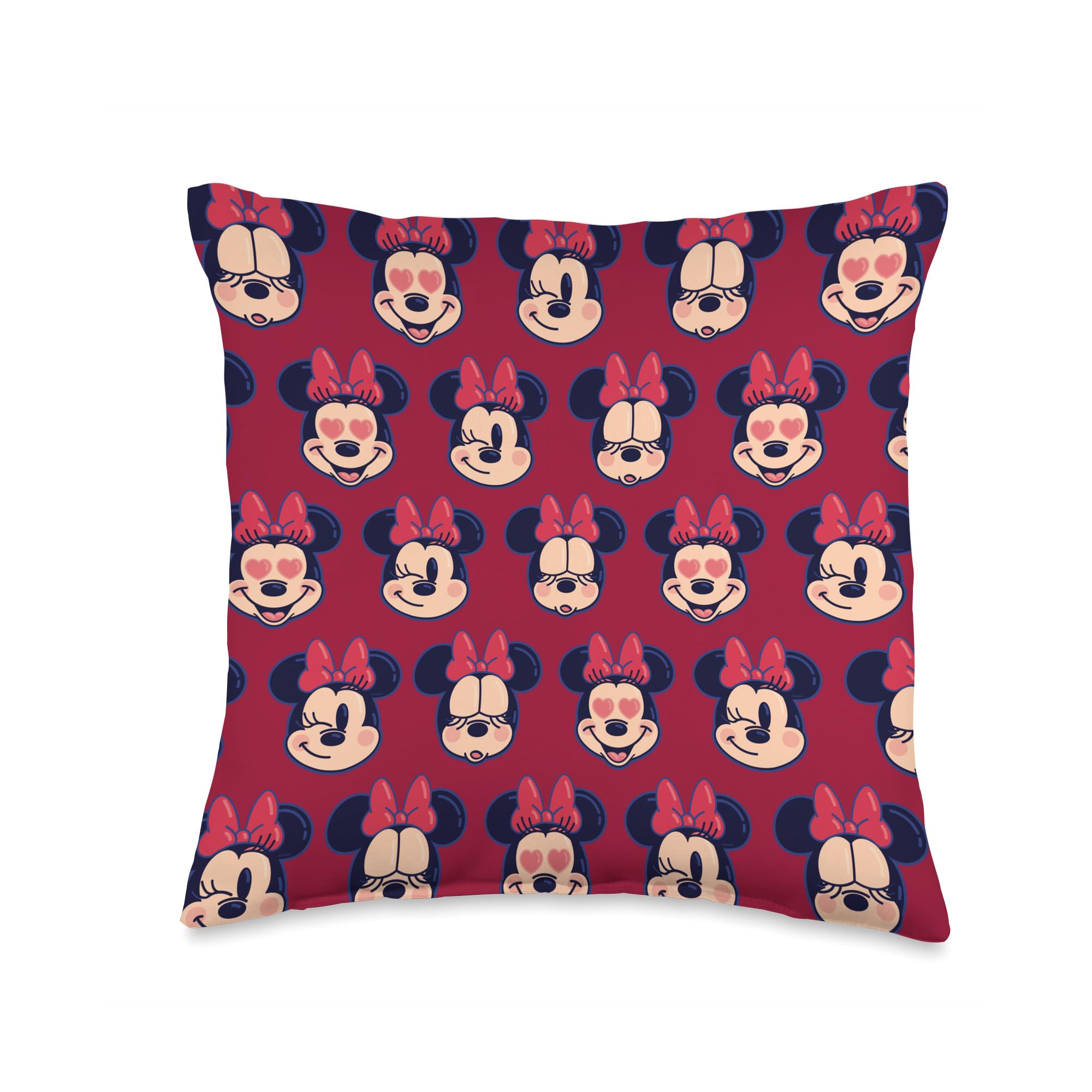 Coussin Minnie Mouse Disney rose pour cadeau d'anniversaire fille décoration lit expressions
