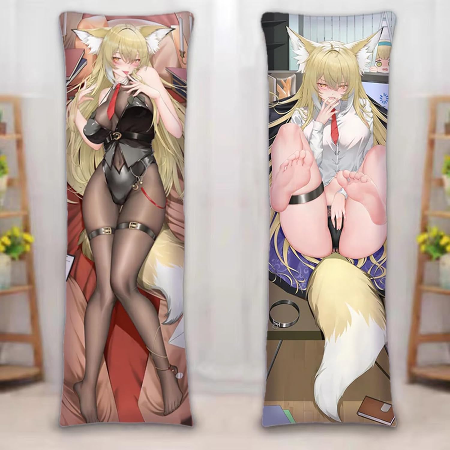 Anime Body Pillow Uncensored Hentai Throw Pillow Dakimakura Waifu Pillow Custom Body Pillow Case 2-Side Print Pillow Case 59 in X 19.6 in (c1)