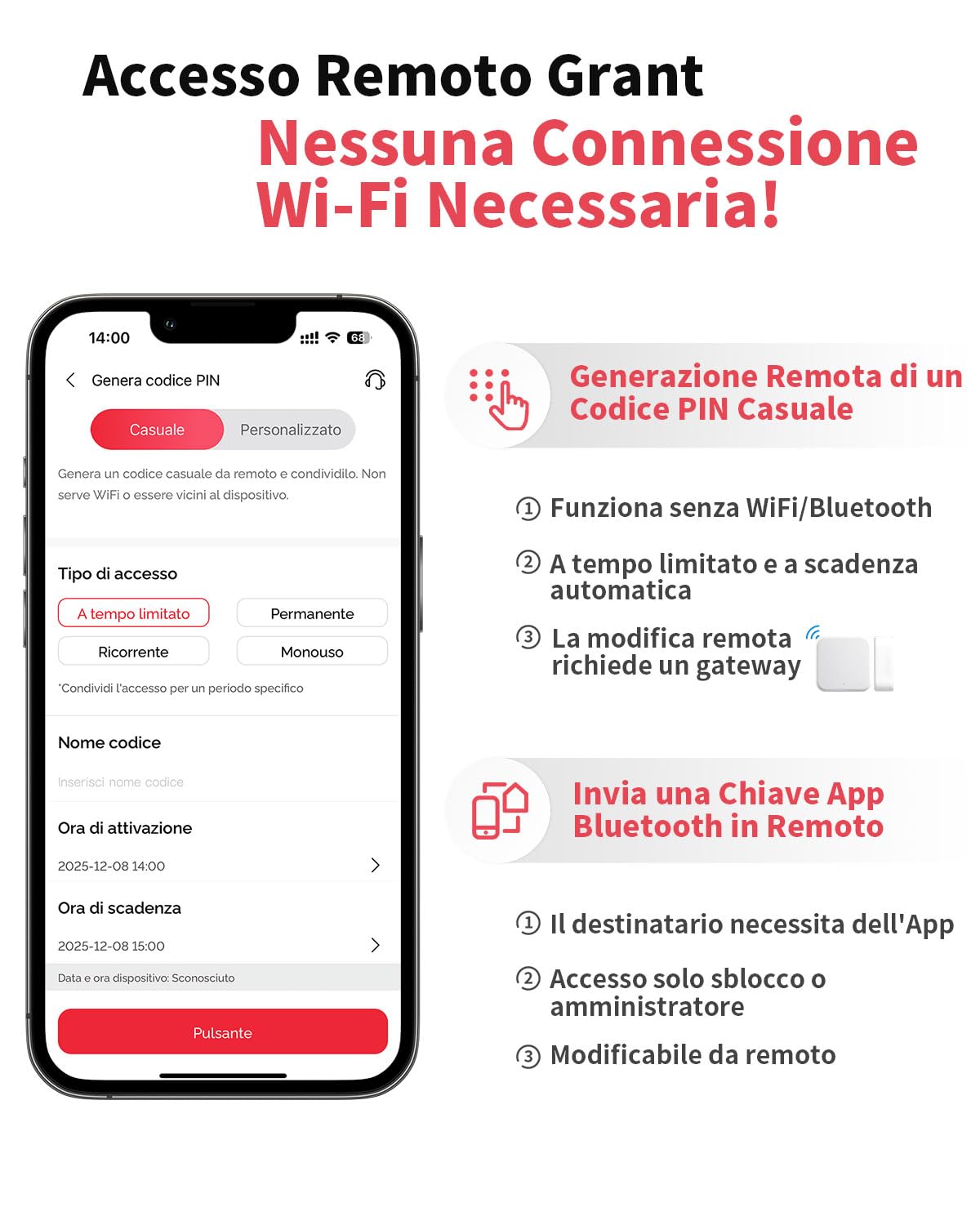 Populife Cassetta Chiavi con Impronta Digitale, Smart Key Box per Esterni, Cassetta Sicurezza Chiavi Con Accesso Remoto Wireless Per Casa, Ufficio E Airbnb Per Agenti Immobiliari, Funziona Offline