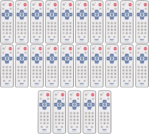 Miniatura 7 de Paquete de 2 RR1002 - Control remoto universal para TV de 1 dispositivo, simple e impermeable, con superficie fácil de limpiar, control remoto