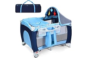 4-in-1 Portable Baby Playard with Honey Joy