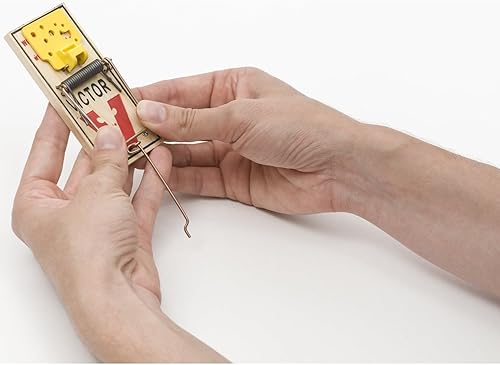 Miniatura 6 de Victor Trampa para ratones Easy Set M033 - Trampa para ratones de madera fácil de montar, precebada