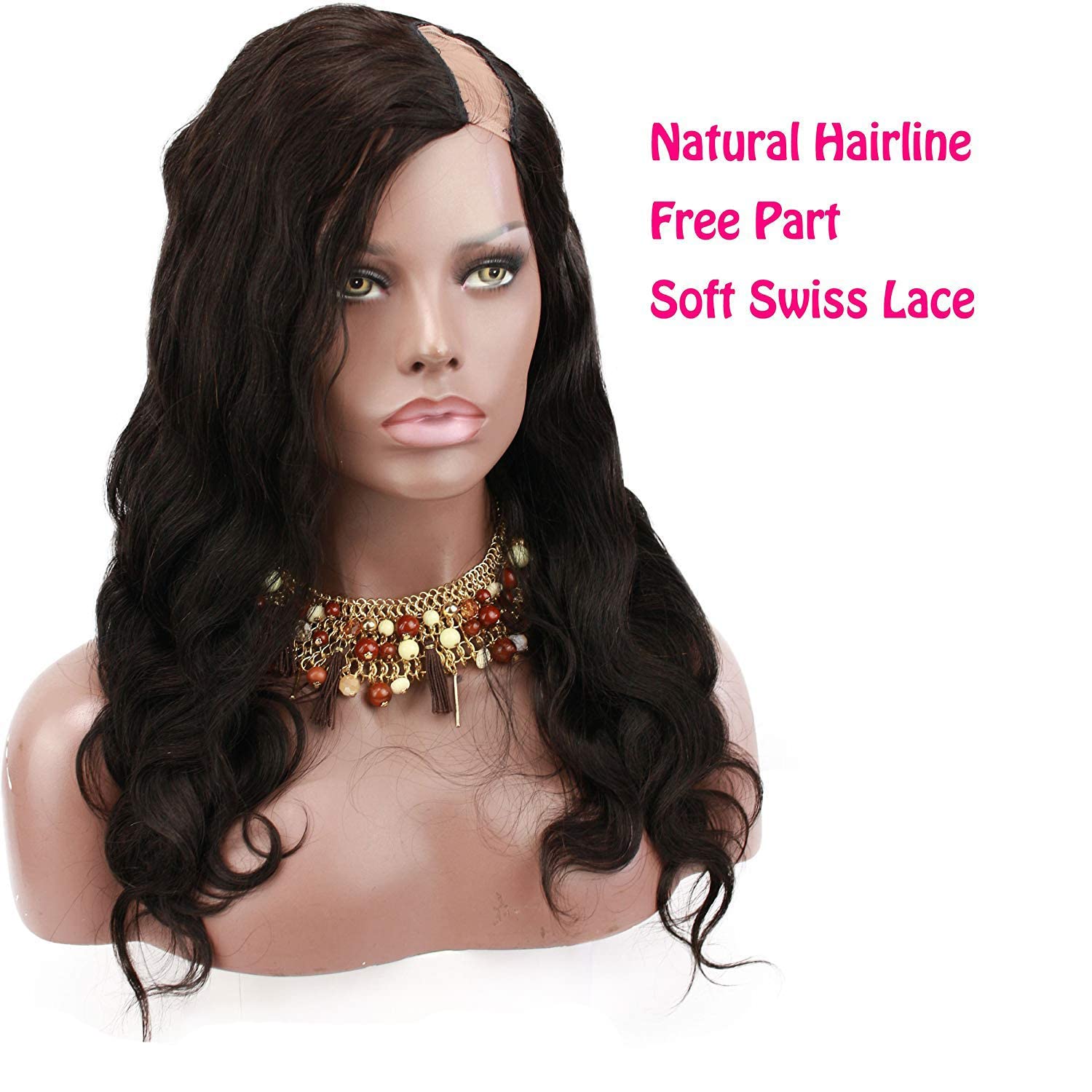 ☆100% remy hair human hair (U part) wig☆ Amazon.com : Voloria U Part Wig Virgin 100% Brazilian Remy Human