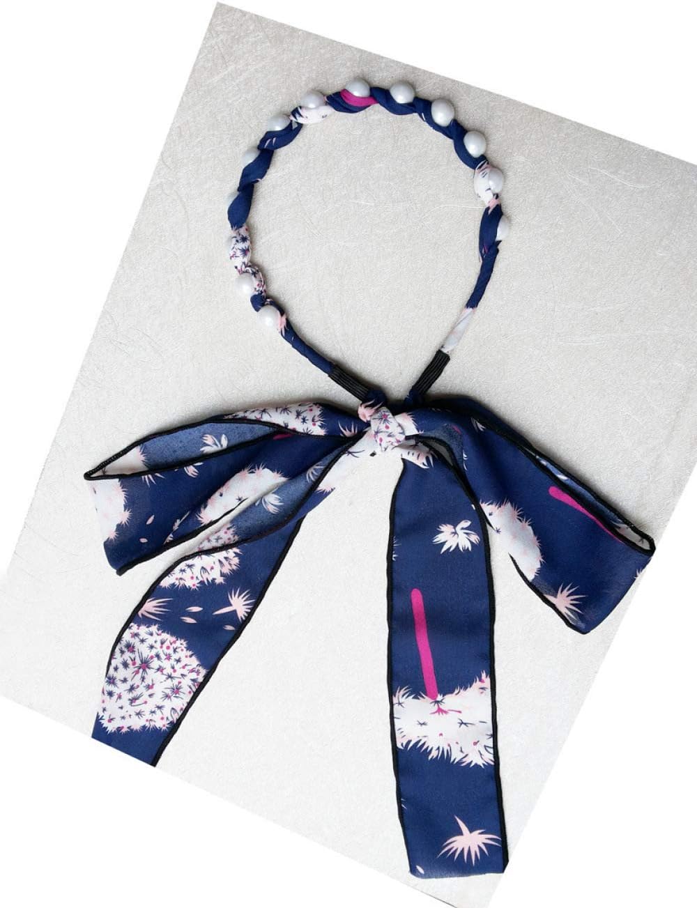 Cmfjsop 信頼 海辺の休日の花のリボンの韓国語バージョンは 手巻き細かい髪フープヘッドバンドヘアアクセサリー真珠 Cmfjsop 信頼 海辺の休日の花のリボンの韓国語バージョンは 手巻き細かい髪フープヘッドバンドヘアアクセサリー真珠