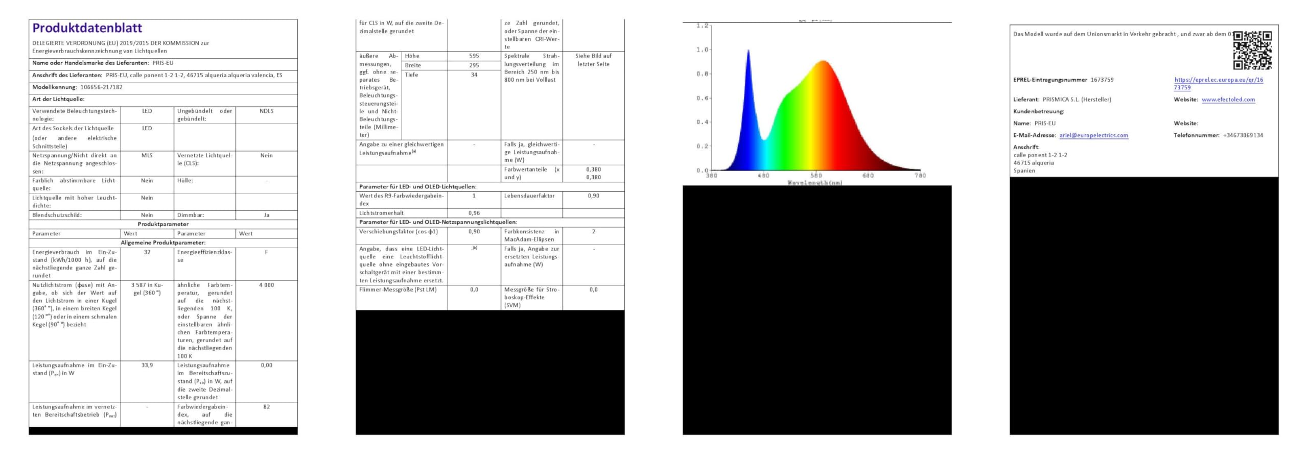 LEDKIA LIGHTING Panel LED 60x30cm 32W 3200lm Solid No Flicker 4000K Individual Blanco Neutro