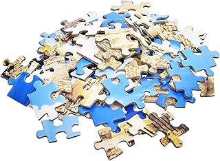 مجموعة بازل ورقية لتطوير التنسيق بين اليد والعين مع تصميم هرم الجيزة للجنسين من 1000 قطعة مقاس 70 × 50 سم - متعددة الألوان