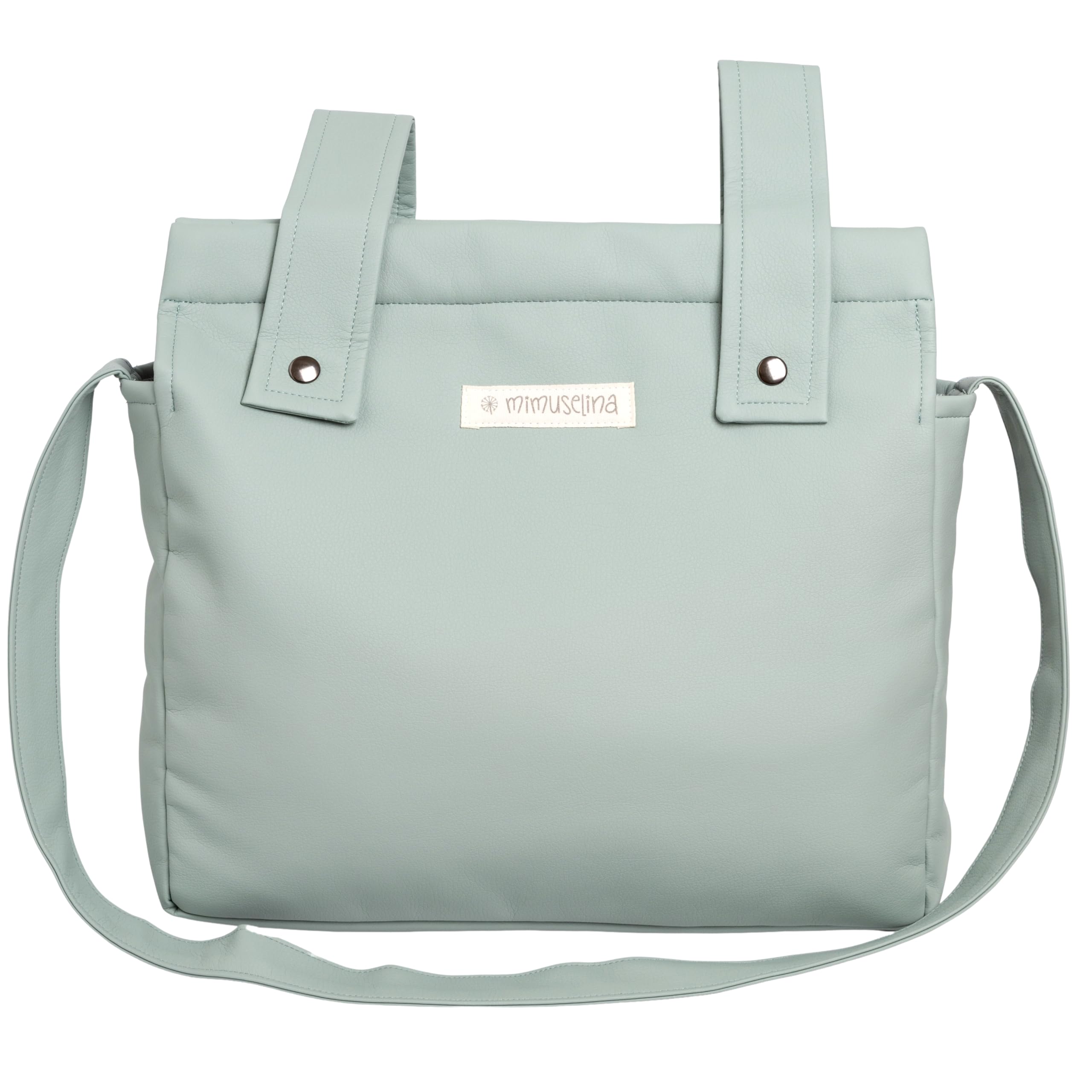 MIMUSELINA | Bolso Panera Carrito Bebe | Bolso Carro Bebe con Diseño Práctico y Funcional | Cierre con Cremallera y Correa Ajustable | Bolso Pañalera Bebe para los Paseos con tu Bebé