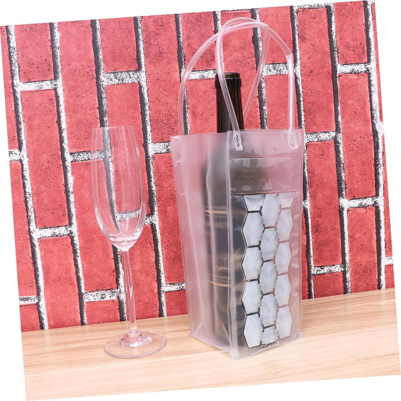 2 Pcs Insulated Wine Bag Wine Bottle Cooler Sleeve for 750ml Beer Bottle Reusable Perfect for Travel Camping Parties