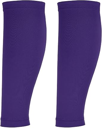 Sun Protection Leg Sleeves, Sports Compression Leg Cooling Ice Silk Sleeves with Anti-slip Silicone Strips