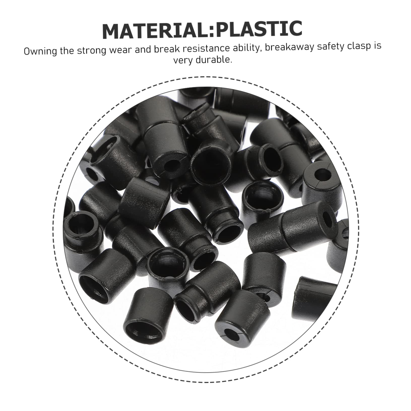 SEWACC 250piezas Conectores De Hebilla De Plástico Para Lanyard y Joyas Cierres De Seguridad Desprendibles Para Manualidades y Accesorios De Mochilas