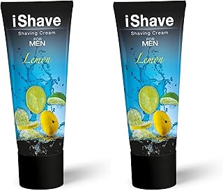 كريم حلاقة اي شيف برائحة الليمون للرجال 90 جم من خمس خمسات - (عبوة من قطعتين)
