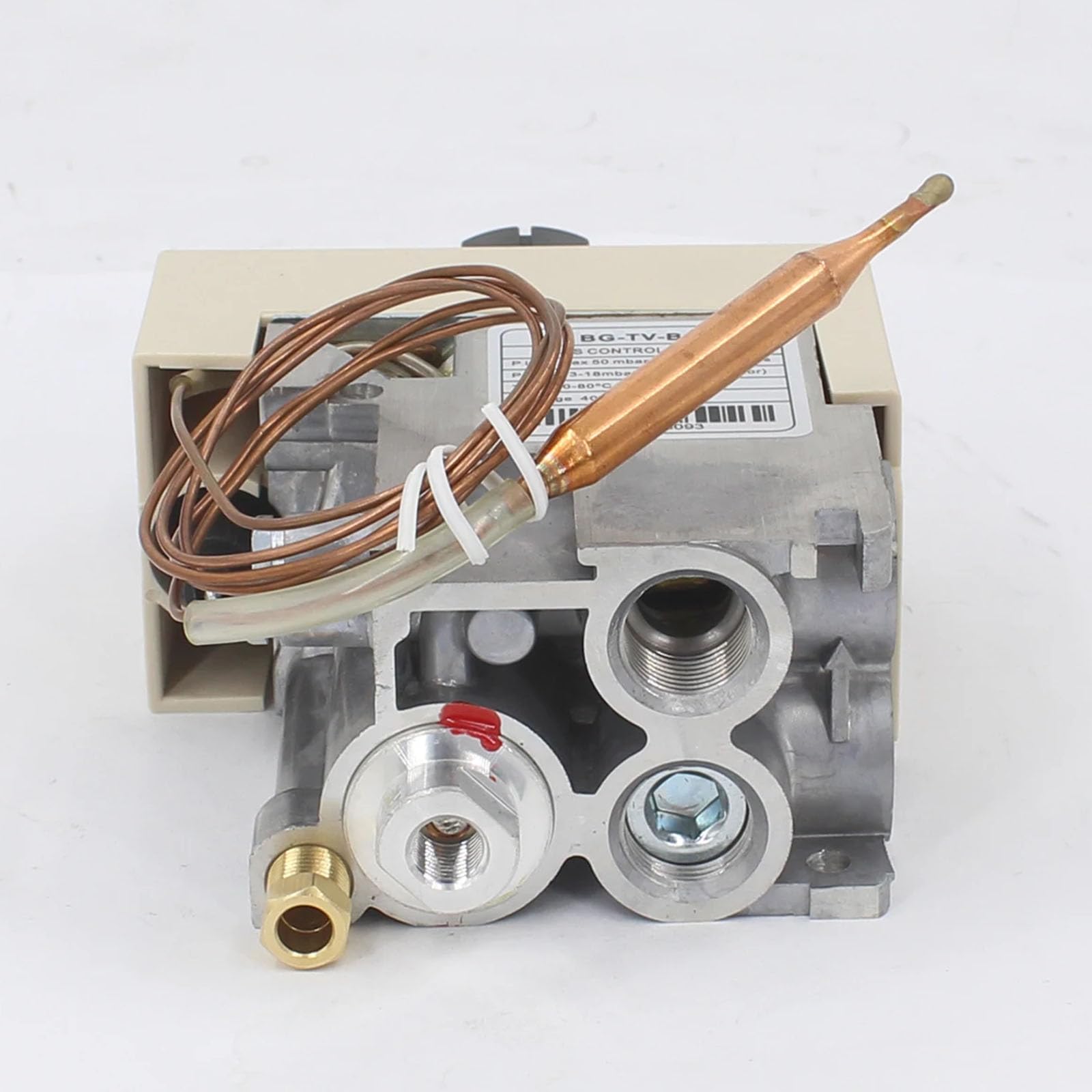 Termostato multifunzionale delle valvole del gas di combinazione adatto a scaldabagni del gas con controllo preciso della temperatura 40-90℃