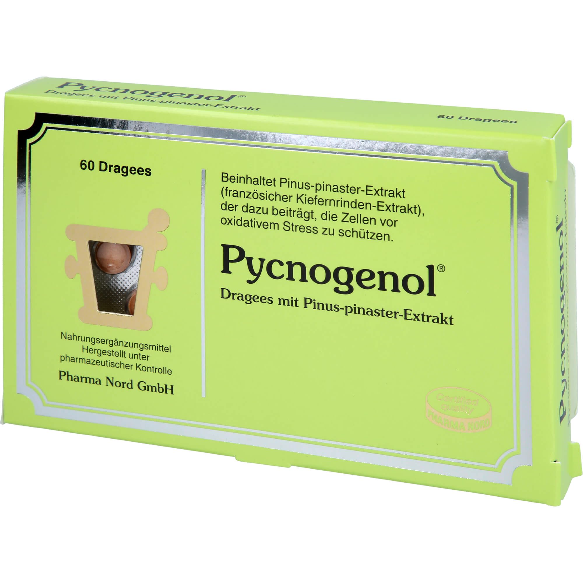 Pycnogenol Kiefernrindenextrakt Pharma Nord Drag.