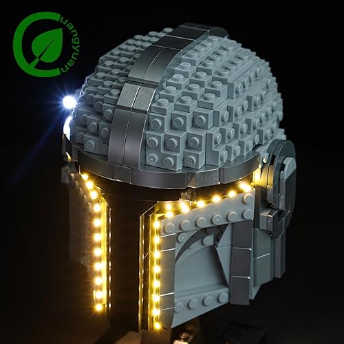 Miniatura 6 de Lighting Kit for LEGO 75328 Mandalorian Helmet Model, LED Light Kit Compatible with Lego 75328 (NOT Included Block Sets Model)