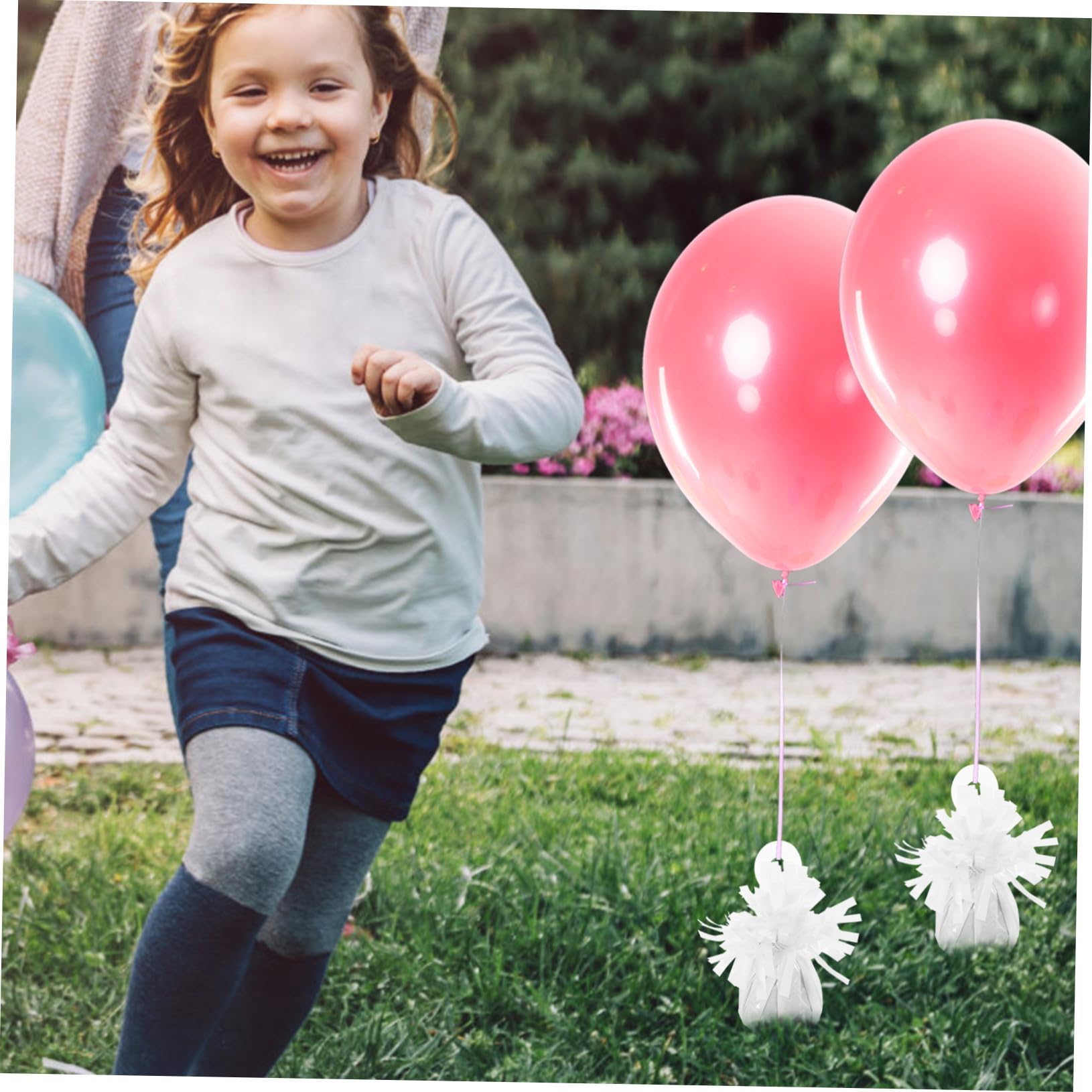 Pesi per Palloncini 6 Pezzi Pvc Cemento per Palloncini a Elio e Lattice