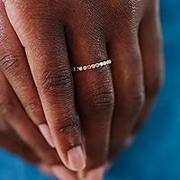 Vista 6 de Nova Stacking Ring – Handmade Rings for Women—Stackable Rings