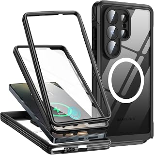 Magnetic for Samsung Galaxy S26 Ultra Case with HD Screen Protector, Compatible with Magsafe, Military Grade Protection, 9... Price In India