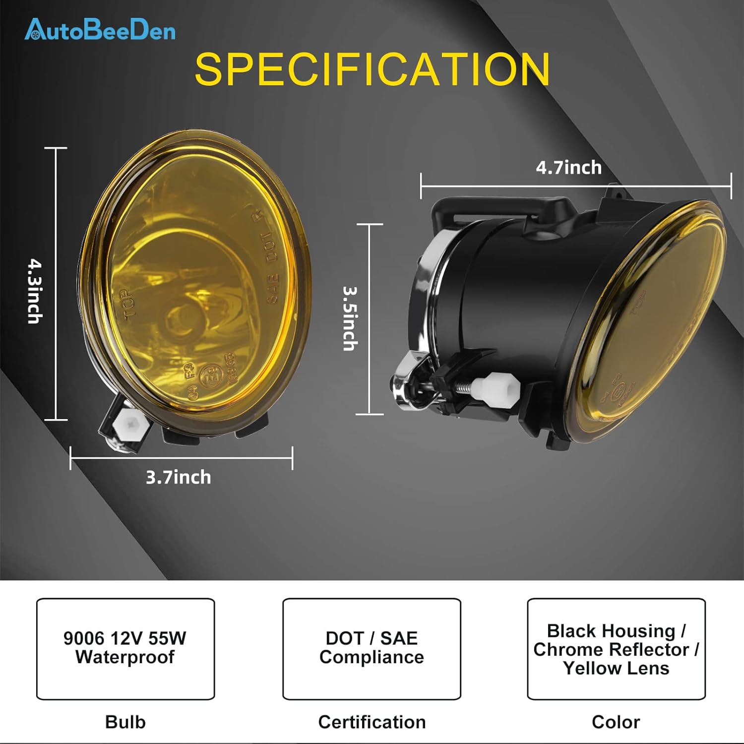 Fog Lights compatible with BMW (E46 E39 M3 M5) / 3 Series (320i 323i 325i 325xi 330i 330xi 330ci Sedan, 325i 325xi 330i 330xi Wagon, all w/Sport Package), with Frame, Fog Lamps