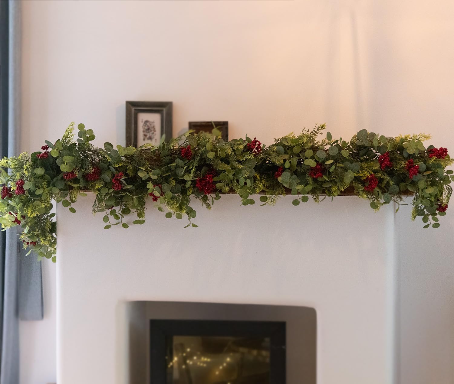 6FT Christmas 144 Branch Tips Cedar Garlands, Anna's Whimsy Artificial Pine Cypress Greenery Garland, Decorations Holiday Indoor Outdoor Christmas Decor Winter Garland - Image 6