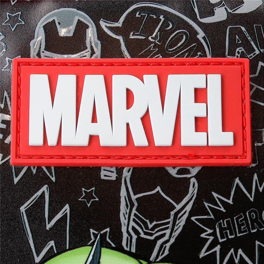 Marvel Joumma Team Avengers Zaino Scolastico Nero 28x42x14 cm PVC 16,46L
