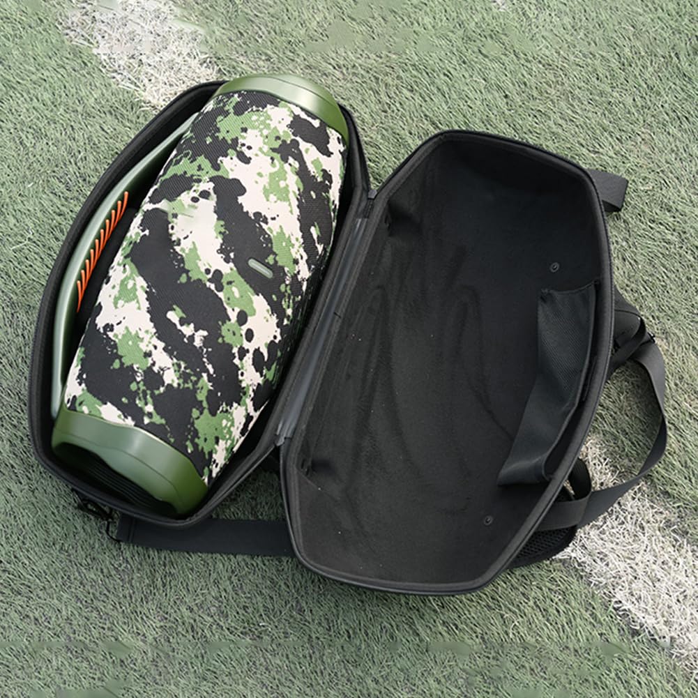 Harte Reisetasche für Boombox 1, 2, 3, Lautsprecher, Tragetasche, stoßfest, schützende Reisetasche, kratzfest, mit Schultergurt und Griff
